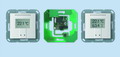 Innenraumsensoren - KNX T-UP, KNX T-Objekt-UP und KNX TH-UP werden in das Schalterprogramm des Gebäudes integriert