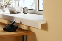 Fensterbank zu 80 Prozent aus nachwachsenden Rohstoffen