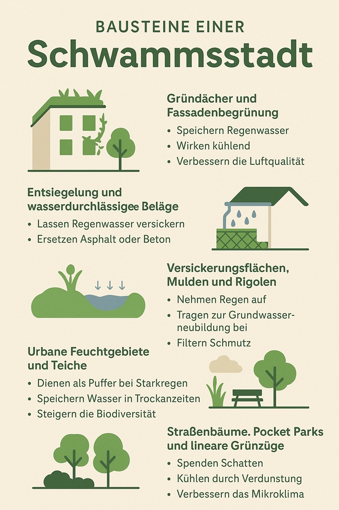 Bausteine einer Schwammstadt