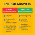 Übersicht über die jeweiligen Vorteile der möglichen Energieausweise