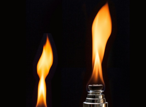 Auch kleine Flammen können Heizen 