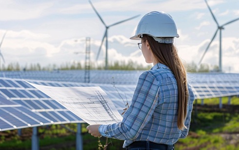 Grüne Energie und Blockchaintechnologie kombiniert