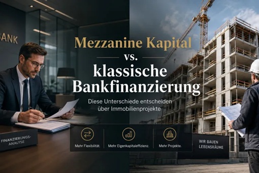 Worin unterscheidet sich Mezzanine Kapital von der klassischen Baufinanzierung?