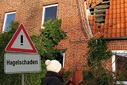Hagelschäden können jeden Hausbesitzer treffen. 