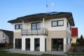 Die Elemente Sonne und Wind sind die zentralen Energielieferanten beim Hausmodel Ventura von Rensch Haus