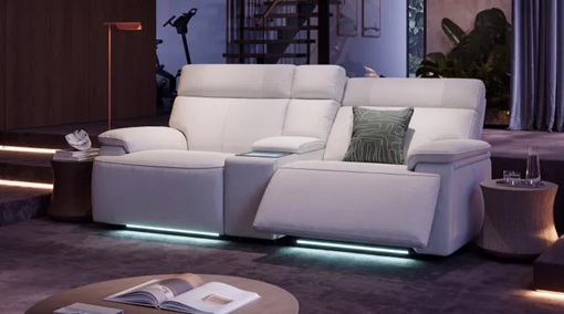 Kino für Paare und Filmfans, die den Abend gemeinsam genießen mit dem Kinosofa als 2-Sitzer 