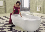 Duo-Badewanne Mega Duo Oval von Kaldewei